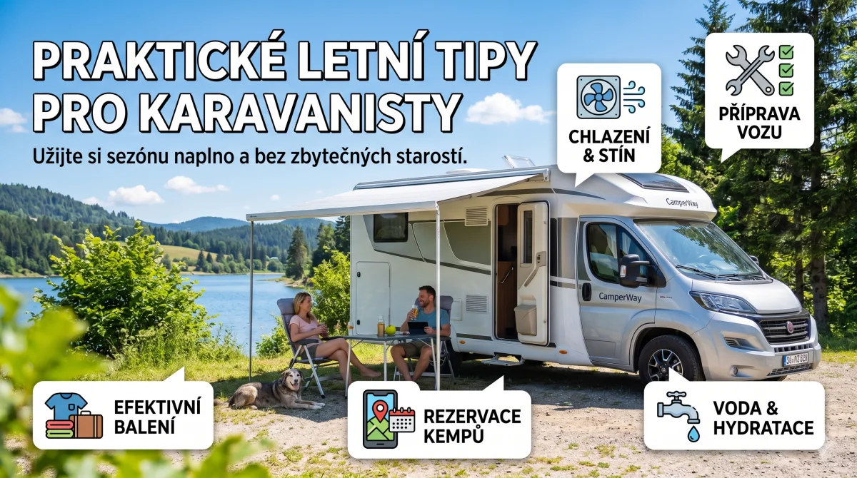 Leto v obytnom voze: 8 tipov, ako si sezónu užiť naplno (a bez stresu)