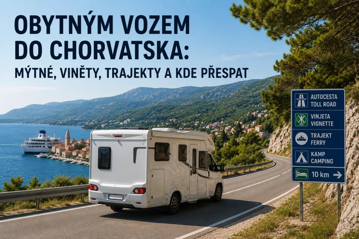 Obytným autom do Chorvátska: mýto, diaľničné známky a kde prespať