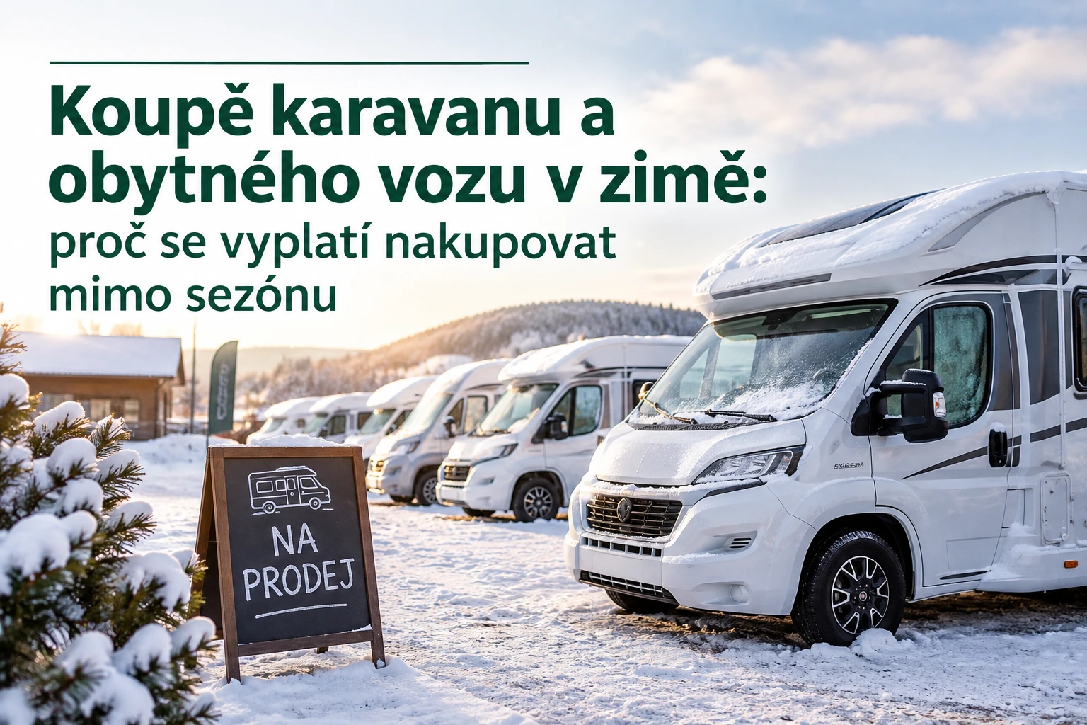 Kúpa karavanu a obytného auta v zime: prečo sa oplatí nakupovať mimo sezóny