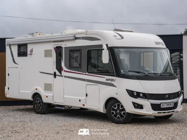 Rapido 896F Klíma, El. markíza, Solar, Menič, Vzduch, Sat, Stab. nohy - Rapido 2019
