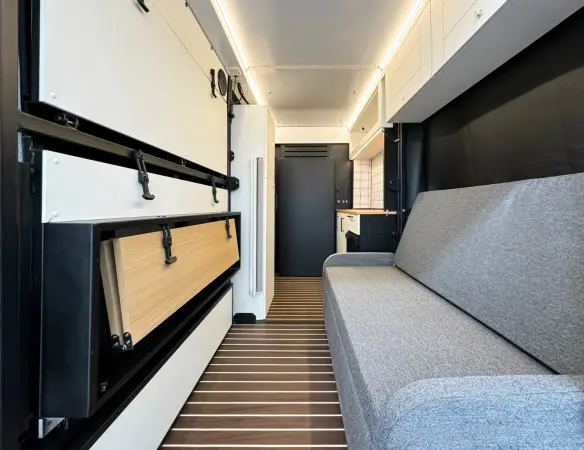 Prémiová vyjímatelná camper vestavba pro dodávky L2H2 - fotografie 17