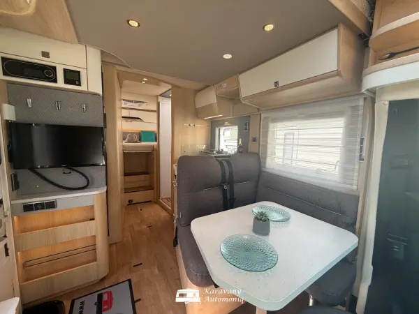 Hymer B 680 Mercedes Plná výbava, 3,5t, Markíza, Klíma, Solar, Nosič, TV, Sat, Stab. nohy, DuoControl, Adaptív - fotografie 5