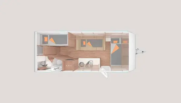 Weinsberg CaraOne 550 QDK Markíza, Klíma, Nosič, Mover, kamera - fotografie 5