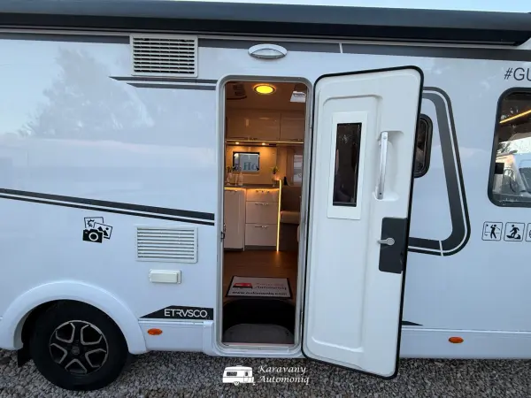 Etrusco i7400 QBC X-Type Fiat Automat Markíza, Klíma, Solar, TV, Nosič, Vonkajšia sprcha - fotografie 6