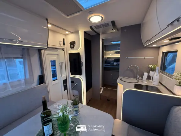 Etrusco i7400 QBC X-Type Fiat Automat Markíza, Klíma, Solar, TV, Nosič, Vonkajšia sprcha - fotografie 8